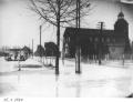 Kirche im Hochwasser